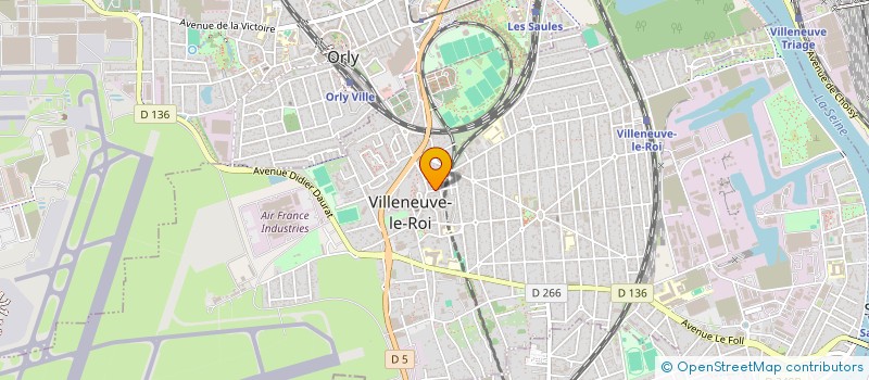 localisation de l'entreprise LA BONNE TABLE à VILLENEUVE-LE-ROI