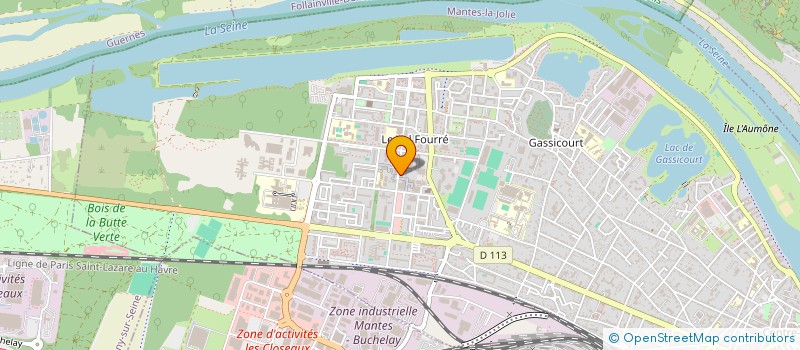 localisation de l'entreprise LA BONNE VIANDE  MANTES-LA-JOLIE