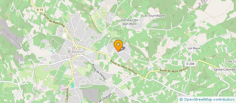 localisation de l'entreprise LA BONNE VIE  BEDOIN