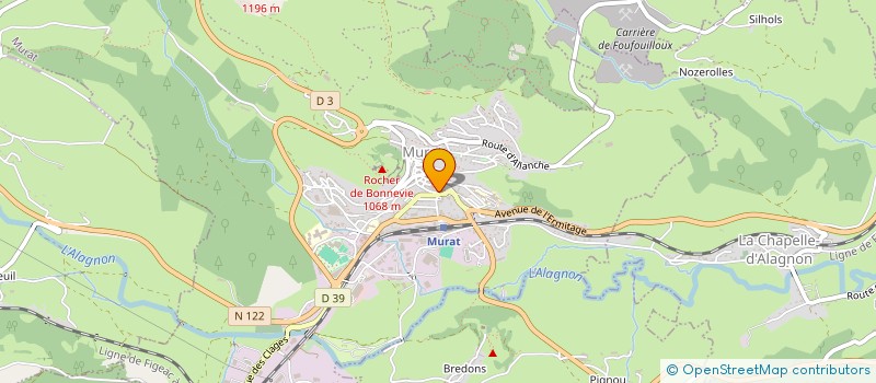localisation de l'entreprise LA BONNE-VIE à MURAT