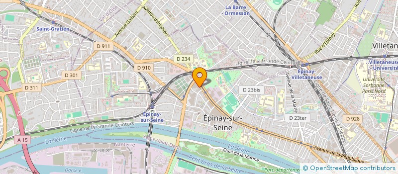 localisation de l'entreprise LA BONNE VUE POUR TOUS à EPINAY-SUR-SEINE