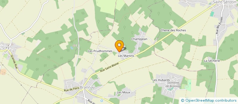 localisation de l'entreprise LA BONNEAU à SAINT-VALERIEN
