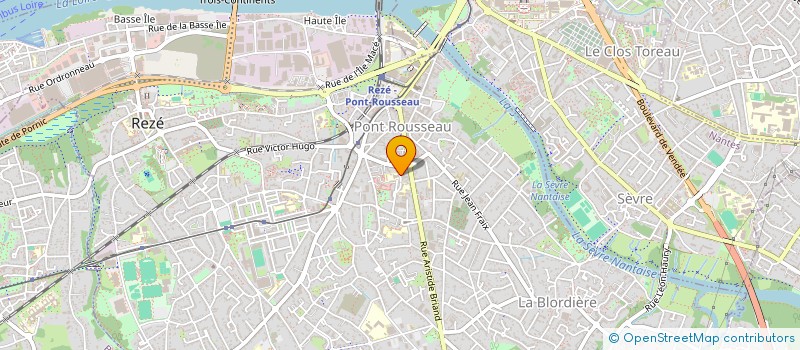 localisation de l'entreprise LA BONNETERIE à REZE