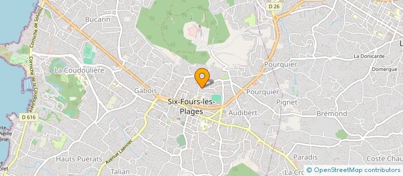 localisation de l'entreprise LA BONOISE à SIX-FOURS-LES-PLAGES
