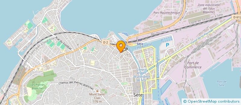 localisation de l'entreprise LA BONOISE IMMOBILIERE  SETE