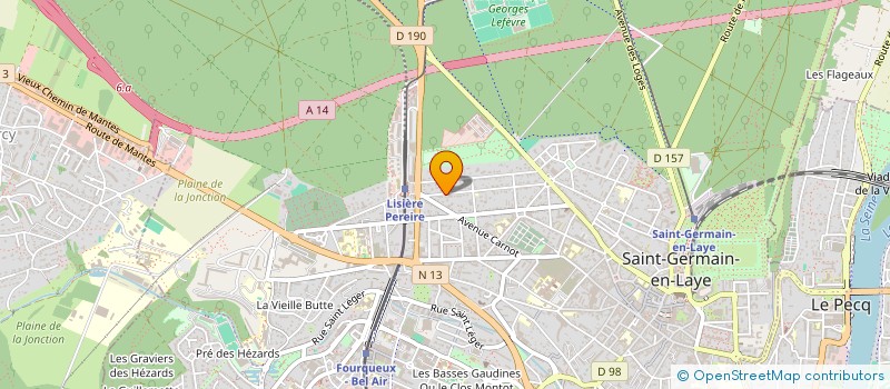 localisation de l'entreprise LA BOOM  SAINT-GERMAIN-EN-LAYE