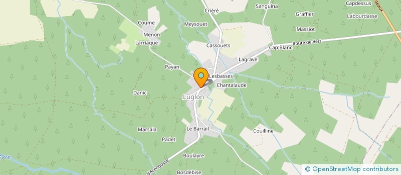 localisation de l'entreprise LA BORDA MAE  LUGLON