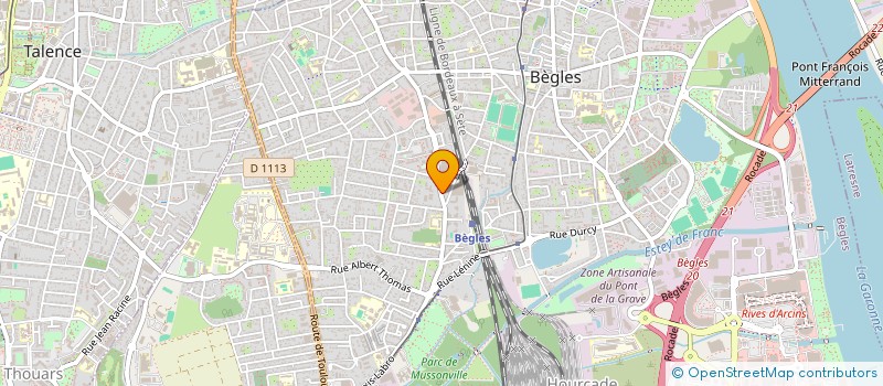 localisation de l'entreprise LA BORDELUCHE à BEGLES