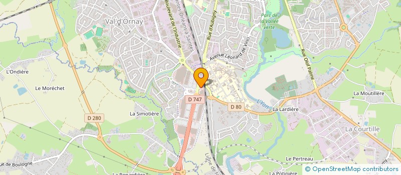 localisation de l'entreprise LA BORDERIE à ROCHE SUR YON (LA)
