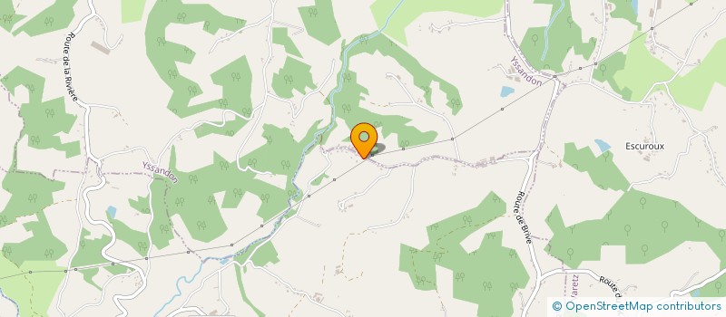 localisation de l'entreprise LA BORDERIE  BRIGNAC-LA-PLAINE