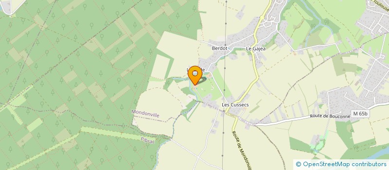 localisation de l'entreprise LA BORDETTE  MONDONVILLE