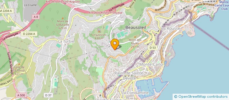 localisation de l'entreprise LA BORDINA  BEAUSOLEIL