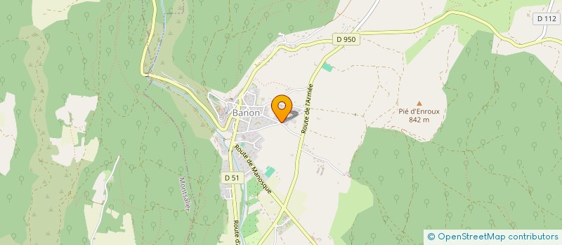 localisation de l'entreprise LA BORIE  REVEST-DES-BROUSSES