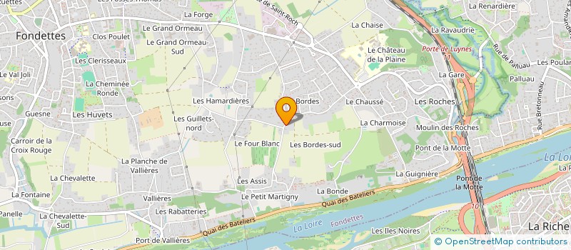 localisation de l'entreprise LA BORIE à FONDETTES