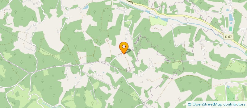 localisation de l'entreprise LA BORIE  THENON