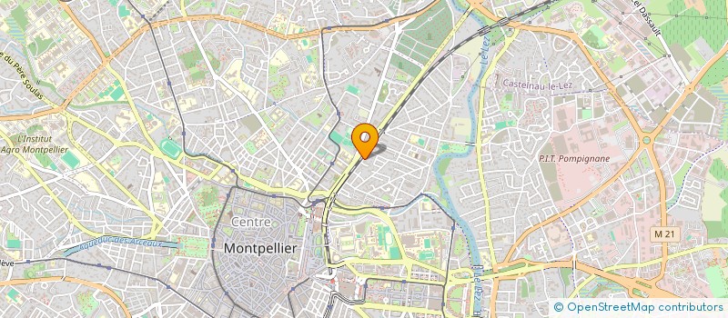 localisation de l'entreprise LA BORIE DE REYNES à MONTPELLIER