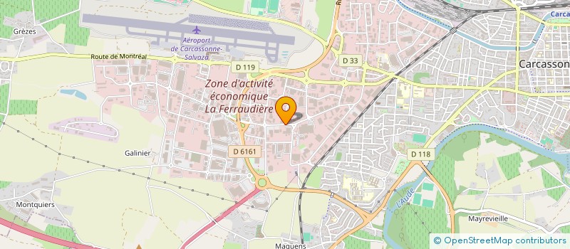 localisation de l'entreprise LA BORIETA  CARCASSONNE