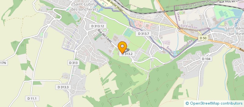 localisation de l'entreprise LA BORNE à SAINT-LUBIN-DES-JONCHERETS