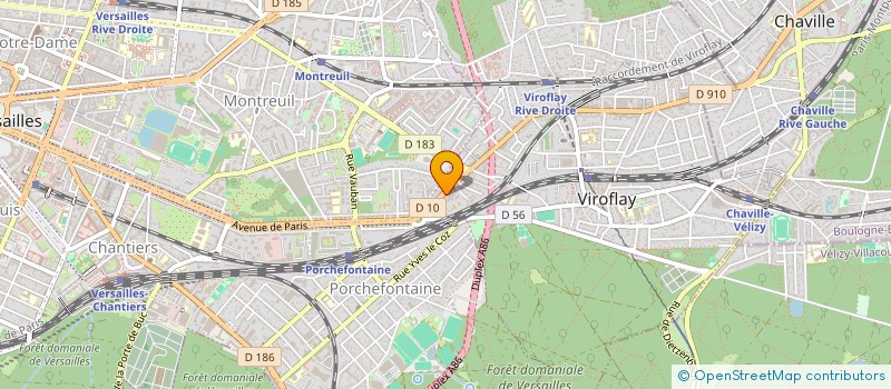 localisation de l'entreprise LA BORNE INTERACTIVE à VIROFLAY