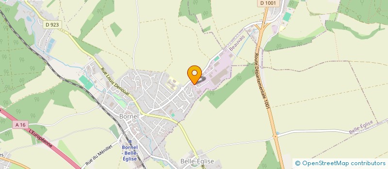 localisation de l'entreprise LA BORNELLOISE II  BORNEL