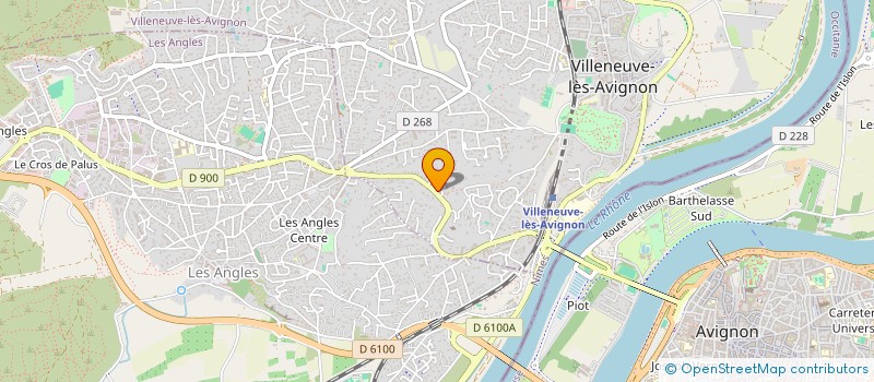 localisation de l'entreprise LA BORNIERE BLACHERE  VILLENEUVE-LES-AVIGNON