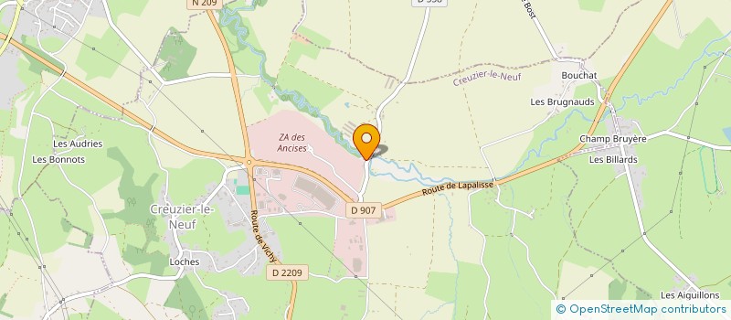 localisation de l'entreprise LA BOSTE DES LIENS  BOST