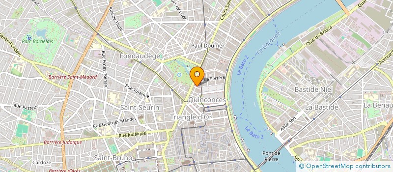 localisation de l'entreprise LA BOTERIE  BORDEAUX