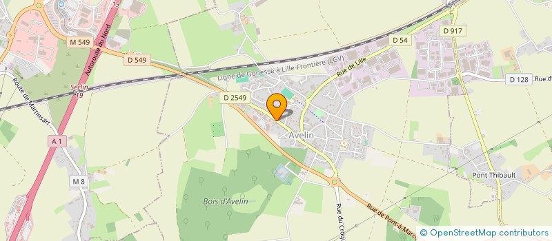 localisation de l'entreprise LA BOTTE AVELIN à AVELIN