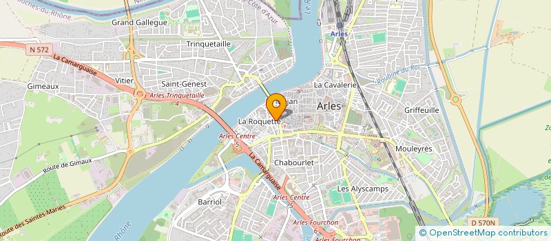 localisation de l'entreprise LA BOTTE CAMARGUAISE  ARLES