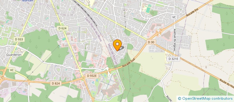 localisation de l'entreprise LA BOTTE DU GOUPIL à MONT-DE-MARSAN