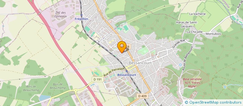 localisation de l'entreprise LA BOTTE ITALIENNE à BESSANCOURT