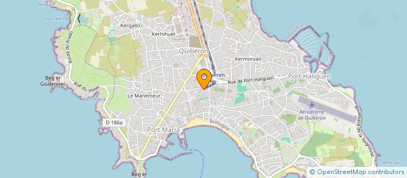 localisation de l'entreprise LA BOTTEGA à QUIBERON