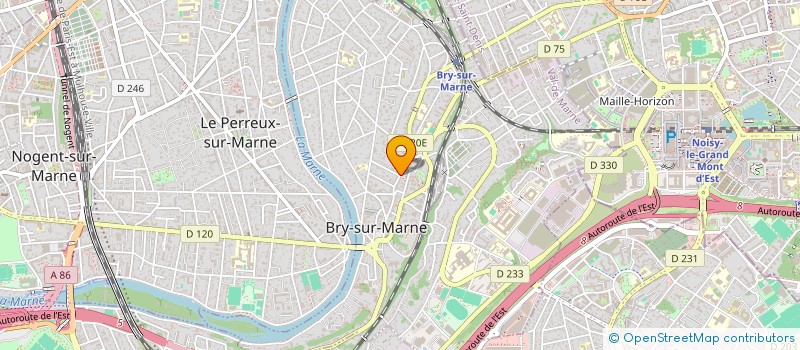 localisation de l'entreprise LA BOTTEGA à BRY-SUR-MARNE