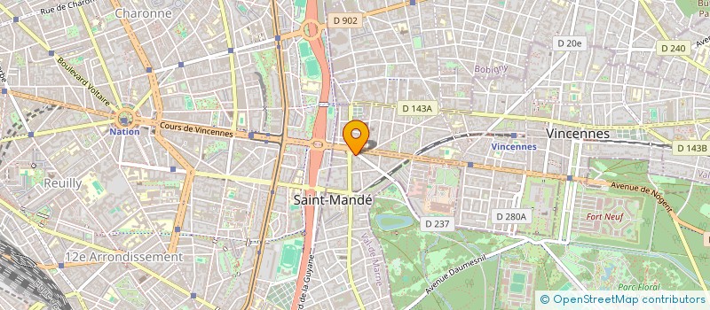 localisation de l'entreprise LA BOTTEGA DEL POZZO SAINT MANDE à SAINT-MANDE