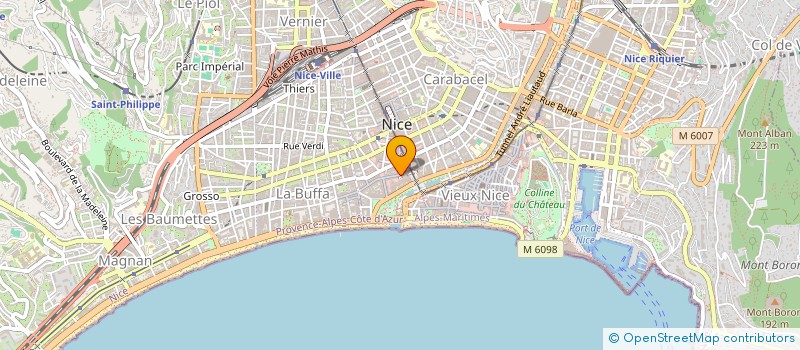 localisation de l'entreprise LA BOTTINE à NICE