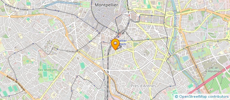 localisation de l'entreprise LA BOUC COMPAGNIE à MONTPELLIER