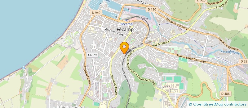 localisation de l'entreprise LA BOUCANE 2021  FECAMP