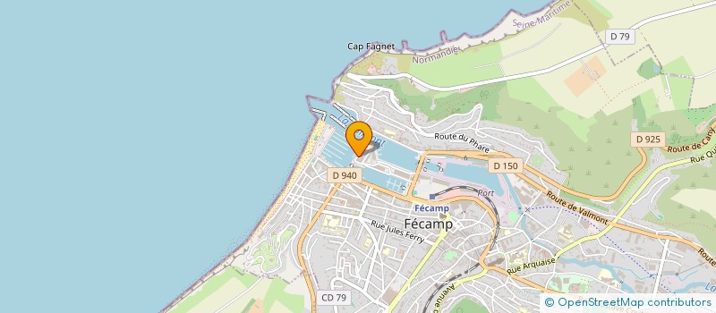 localisation de l'entreprise LA BOUCANE  FECAMP