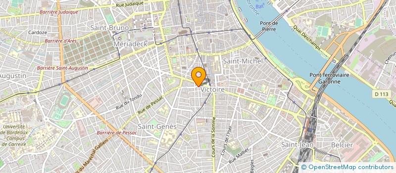 localisation de l'entreprise LA BOUCHE  BORDEAUX