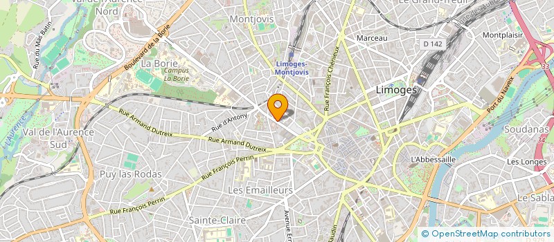 localisation de l'entreprise LA BOUCHE à LIMOGES