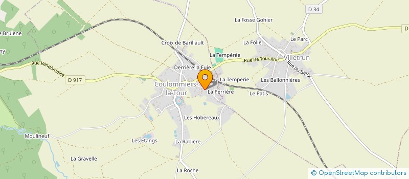 localisation de l'entreprise LA BOUCHE A L'OREILLE  COULOMMIERS-LA-TOUR