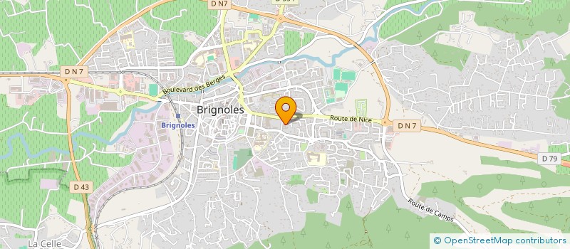 localisation de l'entreprise LA BOUCHE DU SELENITE  BRIGNOLES