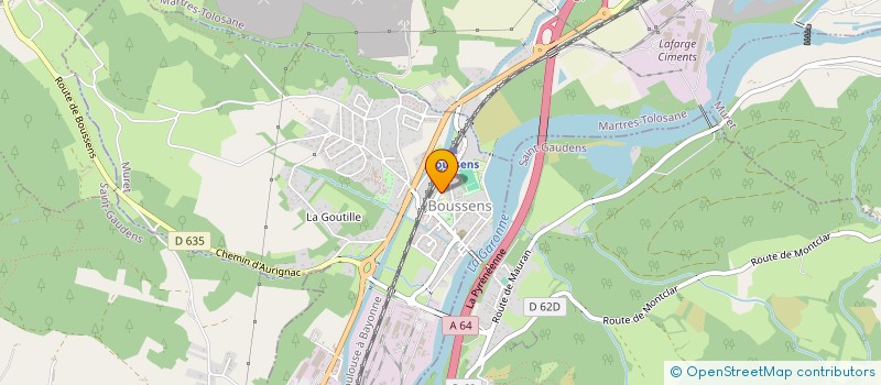 localisation de l'entreprise LA BOUCHE EN CHOEUR  BOUSSENS