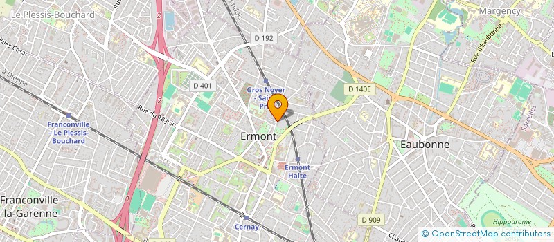 localisation de l'entreprise LA BOUCHE EN FOSSE  ERMONT