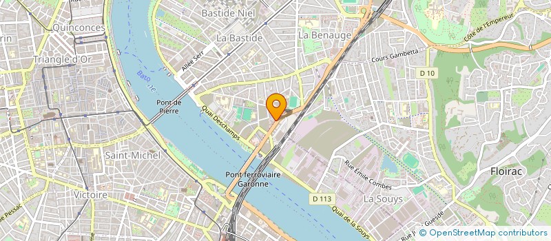 localisation de l'entreprise LA BOUCHE PARFAITE à BORDEAUX