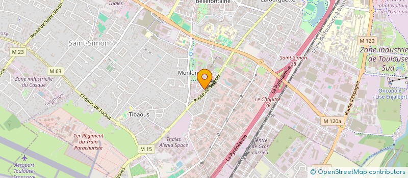 localisation de l'entreprise LA BOUCHE RIE à TOULOUSE