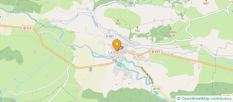 localisation de l'entreprise LA BOUCHE RIT à LA BASTIDE-DE-SEROU