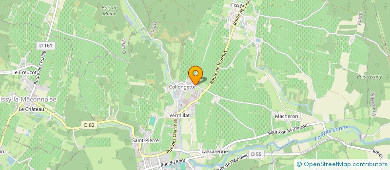 localisation de l'entreprise LA BOUCHERETTE à LUGNY
