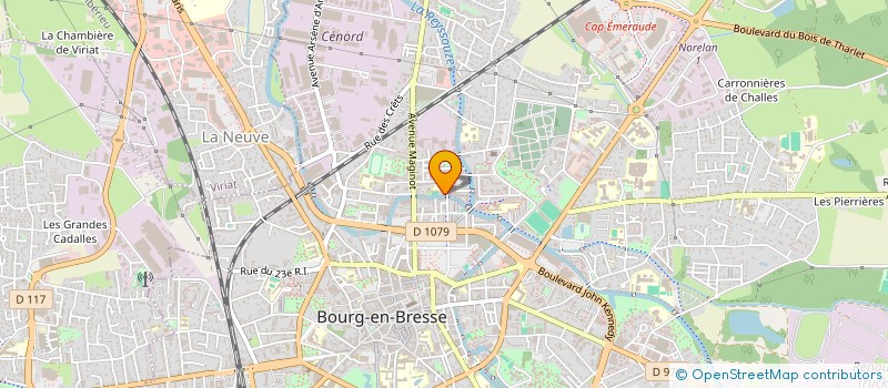 localisation de l'entreprise LA BOUCHERIE à BOURG-EN-BRESSE