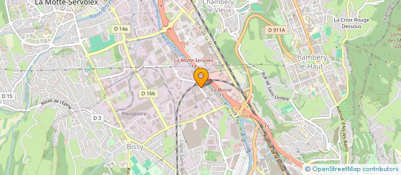 localisation de l'entreprise LA BOUCHERIE ANNOUR  CHAMBERY